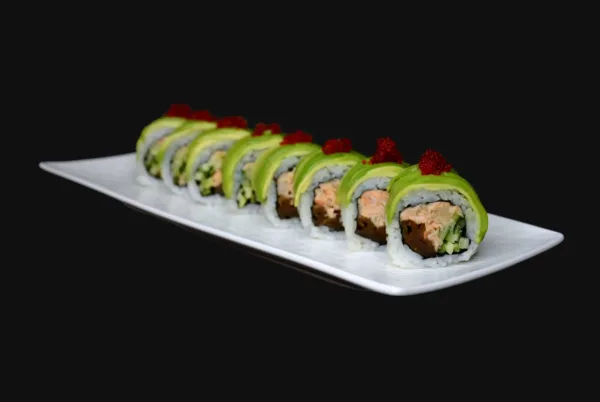 Golden Grilled Salmon/Avocado